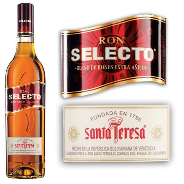 40° Achat / Vente rhum Santa Teresa Selecto 70cl 40°