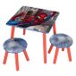 TABLE ET CHAISE Table + 2 Tabourets - Spiderman
