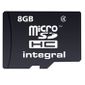 CARTE MEMOIRE Integral carte MicroSD 8 Go classe 4