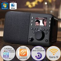 RADIO REVEIL Logitech Squeezebox Radio Black