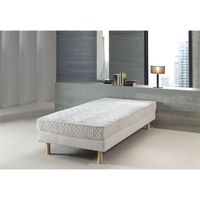 SOMMIER ET MATELAS  Ensemble 90x190cm Mousse 17cm 24kg/m3 OUESSANT
