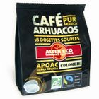 CAFE-CHICOREE Café dosettes Colombie 100% Arabica moulu bio 125g