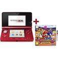 DS 3DS ROUGE METAL + MARIO & SONIC J.O. DE LONDRES