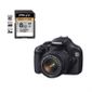 APPAREIL PHOTO NUMERIQUE Reflex CANON EOS 1100D + EF-S 18-55mm + SD 8 Go