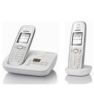 Téléphone fixe SIEMENS C595 Blanc DUO Téléphone fixe SIEMENS C595 Blanc DUO