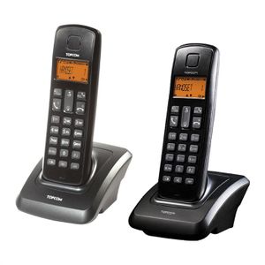 TELEPHONE FIXE - PACK TELEPHONES - COMBINE VENDU SEUL Topcom Butler E700 DUO Noir