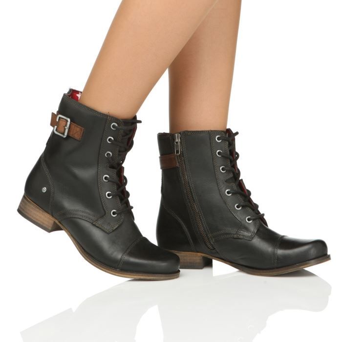 Bottines Lancine Femme femme Noir Achat / Vente REDSKINS Bottines