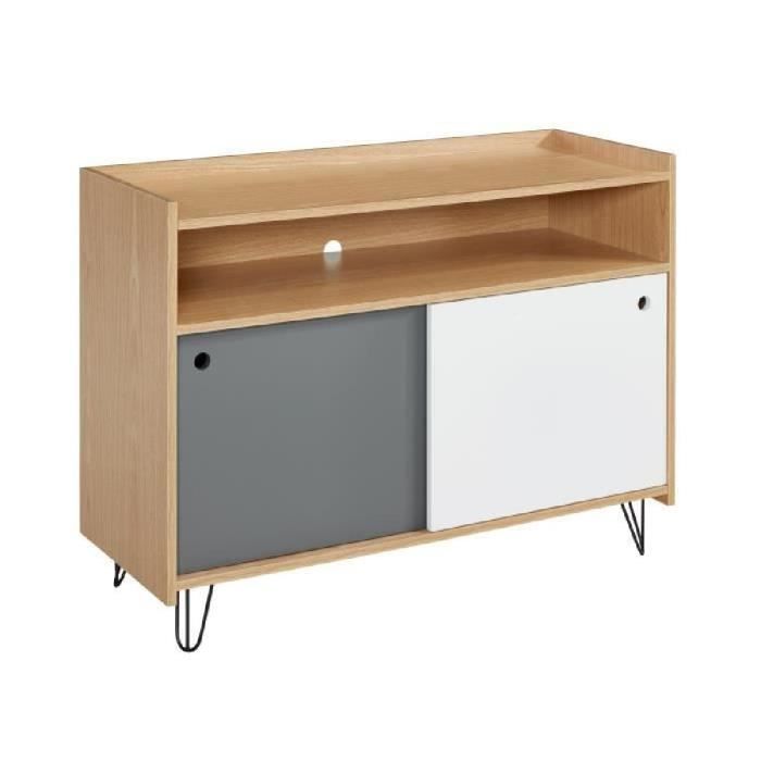 100 cm Achat / Vente meuble tv LEONTINE Meuble TV