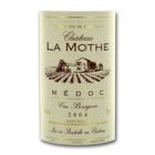 VIN ROUGE Château Lamothe Médoc Cru Bourgeois 2004