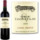 VIN ROUGE Château Canon Lavalade Canon Fronsac 2008