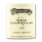 VIN ROUGE Château Canon Lavalade Canon Fronsac 2008
