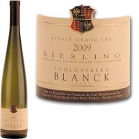 VIN BLANC Dom. P. Blanck Alsace Riesling GC Schlossberg 2009 VIN BLANC Dom. P. Blanck Alsace Riesling GC Schlossberg 2009