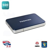 DISQUE DUR EXTERNE Toshiba stor.E Edition 500 Go Blue