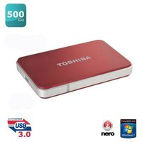 DISQUE DUR EXTERNE Toshiba stor.E Edition 500 Go Red