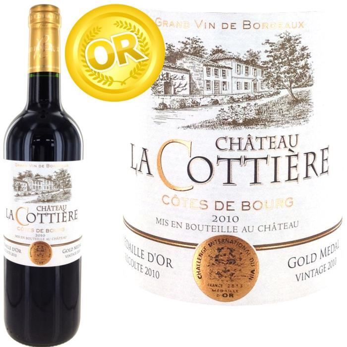 Château Eyquem Cote De Bourg Prix Château La Cottière 2010 Cotes de Bourg - Achat / Vente vin rouge