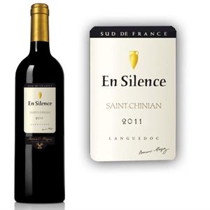 VIN ROUGE "En Silence" Saint Chinian 2011 x1 VIN ROUGE "En Silence" Saint Chinian 2011 x1