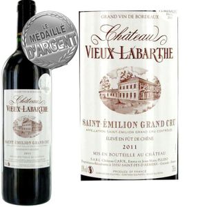 VIN ROUGE Château Vieux Labarthe St Emilion Gd Cru 2011 x1 VIN ROUGE Château Vieux Labarthe St Emilion Gd Cru 2011 x1