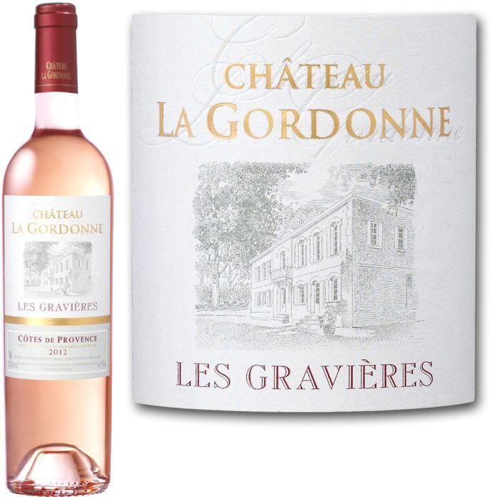 Château la Gordonne La Gravières Provence 2012 Achat / Vente vin rosé