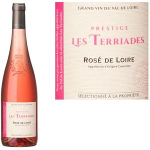 VIN ROSE Prestige Les Terriades Rosé de Loire 2013 x1 VIN ROSE Prestige Les Terriades Rosé de Loire 2013 x1