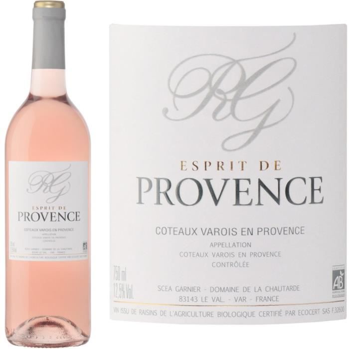 Esprit de Provence Bio AOP Coteaux Varois en Provence BIO 2015