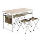 TABLES CAMPING TRIGANO Table valise + 4 tabourets