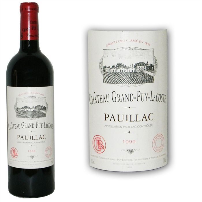 Vin rouge   Bordeaux   Pauillac Grand Cru Classé   Vendu à lunité