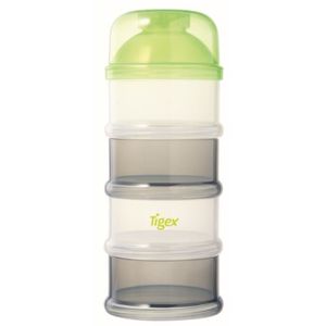 DOSEUR DE LAIT TIGEX Boite dose poudre de lait Vert/gris DOSEUR DE LAIT TIGEX Boite dose poudre de lait Vert/gris