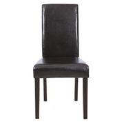 CHAISE  Lot de 2 chaises BELLA marron