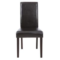CHAISE  Lot de 2 chaises BELLA marron