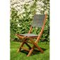 CHAISE - FAUTEUIL JARDIN  GARDENA 2 chaises pliantes eucalyptus/textilène