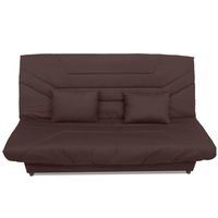 CANAPE - SOFA - BANQUETTE OSMOSA Clic-clac Marron