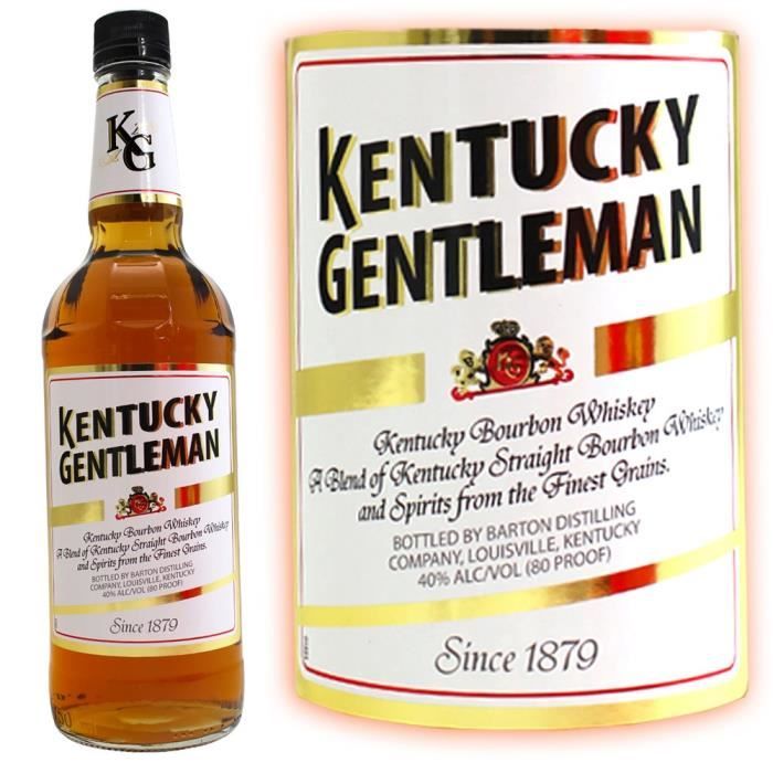 Kentucky Gentleman 70cl 40° Achat / Vente Kentucky Gentleman 70cl