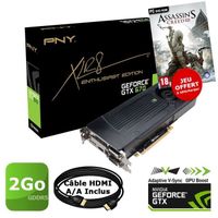  PNY GTX670 2Go GDDR5 + câble HDMI + Borderland2