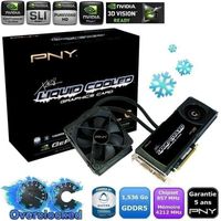 CARTE GRAPHIQUE PNY GeForce GTX 580 OC Liquid Cooled 1.5Go
