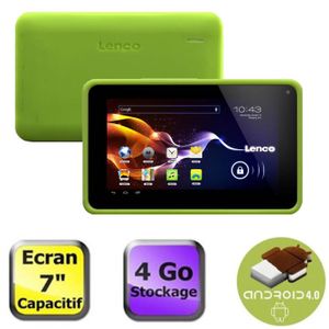 TABLETTE TACTILE Lenco Tablette Android 7" 4Go Verte TABLETTE TACTILE Lenco Tablette Android 7" 4Go Verte