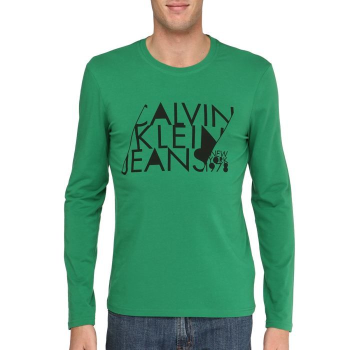 Shirt col arrondi en c&ocirc;tes, manches longues, marque s&eacute;rigraphi&eacute;e