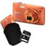 COMPACT NIKON S3500 Compact Orange + Etui + Carte SD 4 Go