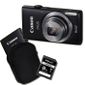 COMPACT CANON IXUS 132 Compact Noir + Etui + Carte SD 4 Go