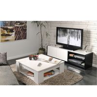 SEJOUR COMPLET STREET Ensemble Table basse et Banc TV