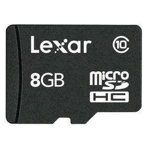 CARTE MÉMOIRE Carte MicroSD 8 Go CARTE MÉMOIRE Carte MicroSD 8 Go