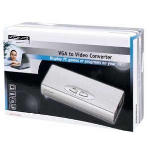Konig Tele View Convertisseur VGA vers Vidéo