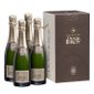 CHAMPAGNE Coffret Duval-Leroy Cube demie 4 bouteilles