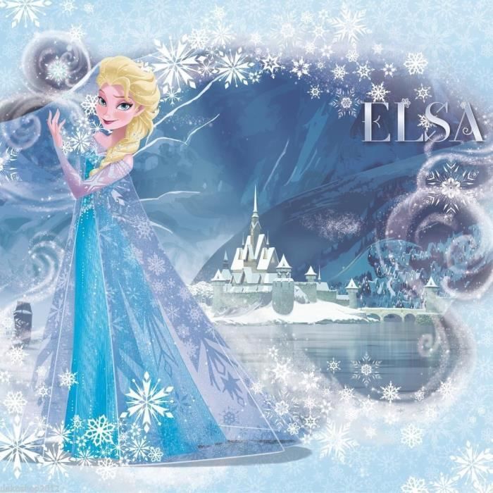 LA REINE DES NEIGES ELSA Papier peint déco intissé enfant 208x146cm cdt