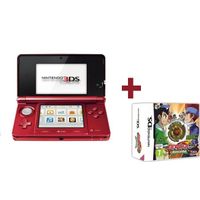 CONSOLES 3DS ROUGE METAL + BEYBLADE METAL MASTER