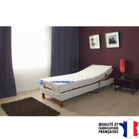 SOMMIER ET MATELAS  Ensemble relax 90x190cm contact Latex 17cm
