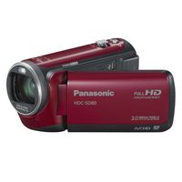 CAMESCOPE PANASONIC HDC-SD80 rouge