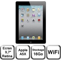 TABLET PC Apple Nouvel iPad noir 9,7" LED 16 Go WiFi