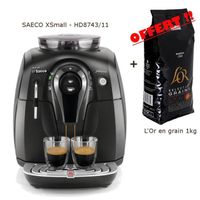 Pack SAECO Xsmall HD8743/11 + Café OFFERT! Pack SAECO Xsmall HD8743/11 + Café OFFERT!