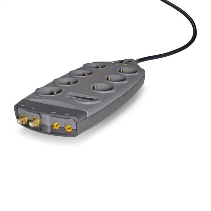 Parafoudre 1 prise protection téléphone + TV F/F 9,52mm (+ 2