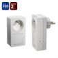COURANT PORTEUR - CPL Netgear Pack 2 CPL AV 200Mbit/s / Prise intégrée